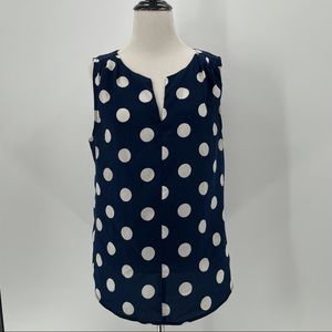 Pixley Woman’s Blue Polka Dot Blouse